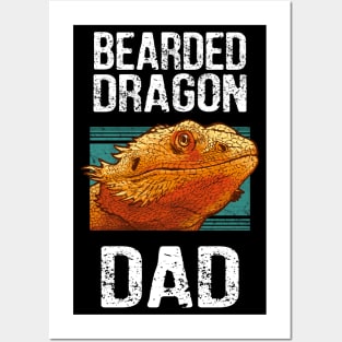 Bearded dragon dad Posters and Art